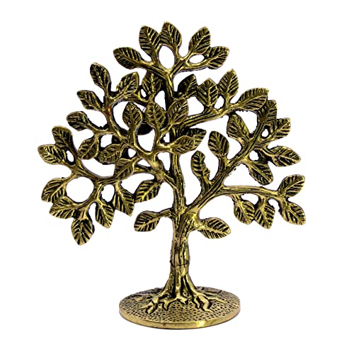 eSplanade Baum des Lebens aus Messing – Home Office D-Dekor spirituelles Geschenk | goldfarben – 16,5 cm von eSplanade