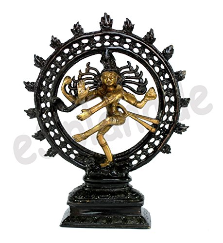 eSplanade Messing Natraj Statue Idol Skulptur Shiva Nataraj der Herr - Gott des Tanzes Natrajan von eSplanade
