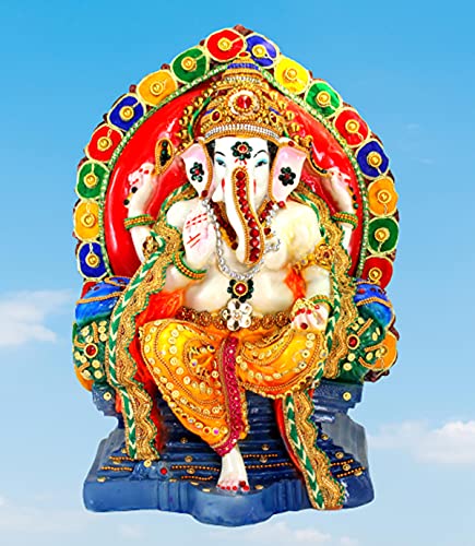 eSplanade Resin Ganesh Ganesha Ganpati Murti Idol Statue Sculpture | Pooja Idols | Home Decor (344 CJ) von eSplanade