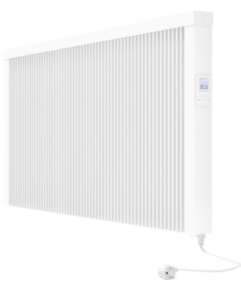 eVARMO Areo Smart GS 2000 W Elektroheizung Wandmontage - Elektroheizkörper mit Thermostat - Elektrische Heizung Smart Home - App steuerbare Heizung WLAN steuerbar - Digitale Elektroheizung von eVARMO
