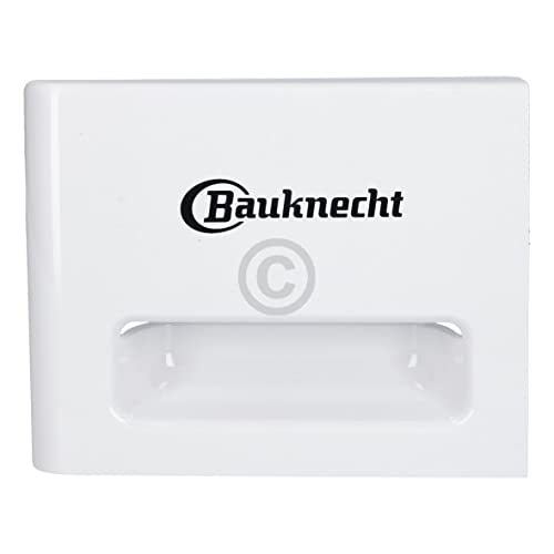 Griffplatte kompatibel mit BAUKNECHT 481010756106 für Waschmittelschublade Waschmaschine von eVendix