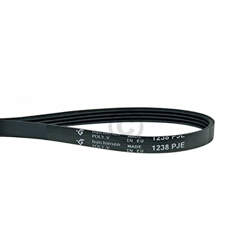 Keilrippenriemen 1238PJ4E kompatibel mit WHIRLPOOL 481235818214 für Waschmaschine von eVendix