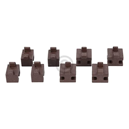 eVendix Buchsenset kompatibel mit SIEMENS 00637802 rechts links vorne hinten für Zubehörhaltegitter Backofen mit Mikrowelle von eVendix