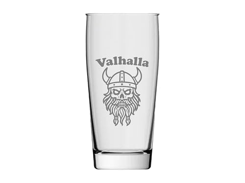 Bierglas Gravur Valhalla Wikinger 500ml spülmaschinenfest für gesellige Abende mit Freunden das ideale Trinkglas für besondere Anlässe und unvergessliche Momente von eXODA
