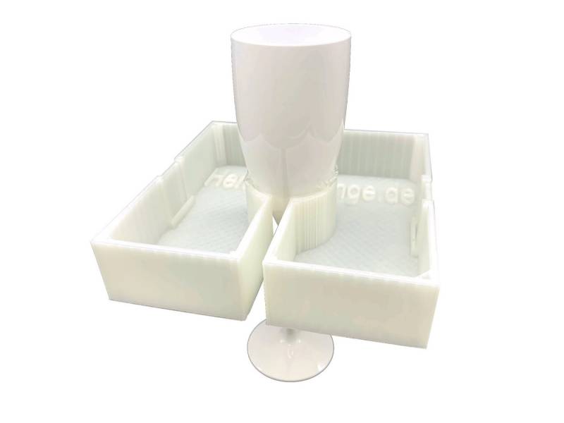 eXODA Gläserhalter Schwimmender Sektglashalter für Pool und Badewanne, Getränkehalter Pool Sekthalter Weinglas Sektglashalter Weinglashalter Badewanne Weiß schwimmend. Poolzubehör Outdoor Party Garten Spaß. 1-tlg. von eXODA