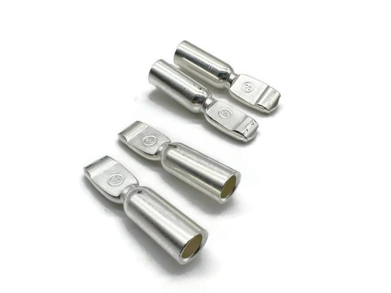 eXODA Kabelverbinder-Sortiment Kontakt-Pin für 175A Batterie-Stecker 35 mm² 6,68 mm Durchmesser, 4-polig, Set mit 4 Pins, 4-tlg., 4, versilberte Kupferkontakte Edelstahl-Federbleche 4 Stück von eXODA