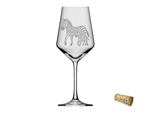 eXODA Weinglas Gravur Zebra mit Baby 350ml spülmaschinenfest für gesellige Abende - Geschenk für wirklich unvergessliche Erinnerungen und stilvolles Design eXODA Weinglas Gravur Zebra mit Baby 350ml spülmaschinenfest für gesellige Abende - Geschenk für wirklich unvergessliche Erinnerungen und stilvolles Design von eXODA