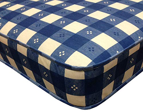 eXtreme Comfort Matratze, komfortabel, 15,2 cm tief, ideal für Kinderbetten, Etagenbett-Matratze, Textil, blau, Shorty Small Single 75cm by 175cm von eXtreme comfort ltd