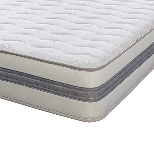 eXtreme comfort ltd Die Kurze kleine Cooltouch Core G3D Wellenmatratze aus Mikro-gesteppt, tiefgefüllt, 3D-Memory-Faserfederkern-Matratze ca. 22,9 cm tief, klein, Einzelbett (75 cm x 190 cm) von eXtreme comfort ltd