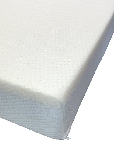 eXtreme comfort ltd Extreme Comfort Matratze, 20,3 cm tief, Bezug mit Reißverschluss, 5,1 cm Memory-Schaum, Keine Federn (90 x 180 cm), Gedächtnisschaum, weiß, 3ft by 6ft3 Standard UK Single von eXtreme comfort ltd