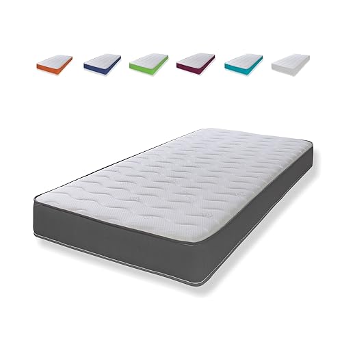 eXtreme comfort ltd Hybrid-Cooltouch-Matratze, 75 cm x 175 cm, Memory-Schaum und Spiralfeder, Plüsch-Haptik, Cooltouch Plus Schlaffläche, 18 cm tief, Grau, Maximalwert eXtreme comfort ltd Hybrid-Cooltouch-Matratze, 75 cm x 175 cm, Memory-Schaum und Spiralfeder, Plüsch-Haptik, Cooltouch Plus Schlaffläche, 18 cm tief, Grau, Maximalwert von eXtreme comfort ltd