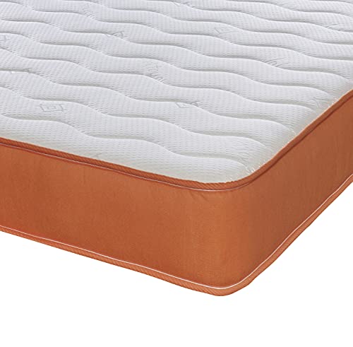 eXtreme comfort ltd Cooltouch Essentials Matratze mit Hybridfederkern und Memory-Schaum, 18 cm tief, 135 x 190 cm, Orange von eXtreme comfort ltd