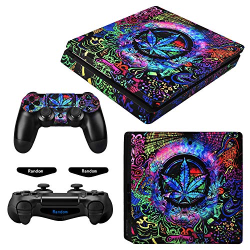 eXtremeRate Aufkleber für PS4 Slim,Skin Sticker Decal Folie Faceplates Kleberfolie mit Konsole & Controller und 2 Lightbar Sticker-Farbiges Blatt eXtremeRate Aufkleber für PS4 Slim,Skin Sticker Decal Folie Faceplates Kleberfolie mit Konsole & Controller und 2 Lightbar Sticker-Farbiges Blatt von eXtremeRate