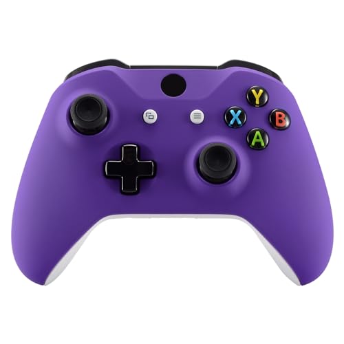 eXtremeRate Case Hülle für Xbox One S/X Controller, Vorderseite Gehäuse Cover Oberschale Skin Schale Shell Zubehör für Xbox One S/X Controller Model 1708-Lila von eXtremeRate