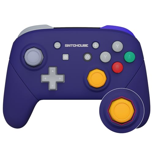 eXtremeRate Case Shell für Nintendo Switch Pro Controller, DIY-Ersatz Full Gehäuse Faceplate&Rückplatte&Giffe Hülle&Tasten für Switch Pro Controller-SwitchCube Stil(Octagonal Gated Sticks Design) eXtremeRate Case Shell für Nintendo Switch Pro Controller, DIY-Ersatz Full Gehäuse Faceplate&Rückplatte&Giffe Hülle&Tasten für Switch Pro Controller-SwitchCube Stil(Octagonal Gated Sticks Design) von eXtremeRate