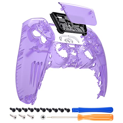 eXtremeRate Clear Atomic Purple Touchpad Front Housing Shell Compatible with ps5 Controller BDM-010 BDM-020 BDM-030, DIY Replacement Shell Custom Touch Pad Cover Compatible with ps5 Controller eXtremeRate Clear Atomic Purple Touchpad Front Housing Shell Compatible with ps5 Controller BDM-010 BDM-020 BDM-030, DIY Replacement Shell Custom Touch Pad Cover Compatible with ps5 Controller von eXtremeRate
