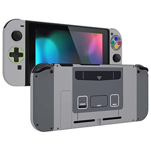 eXtremeRate Custom Gehäuse Hülle für Nintendo Switch Joycon/Konsole, D-Pad Version Joycon Case & Tasten & Konsole Cover & Ständer für Nintendo Switch-Klassik SNES EU Stil eXtremeRate Custom Gehäuse Hülle für Nintendo Switch Joycon/Konsole, D-Pad Version Joycon Case & Tasten & Konsole Cover & Ständer für Nintendo Switch-Klassik SNES EU Stil von eXtremeRate