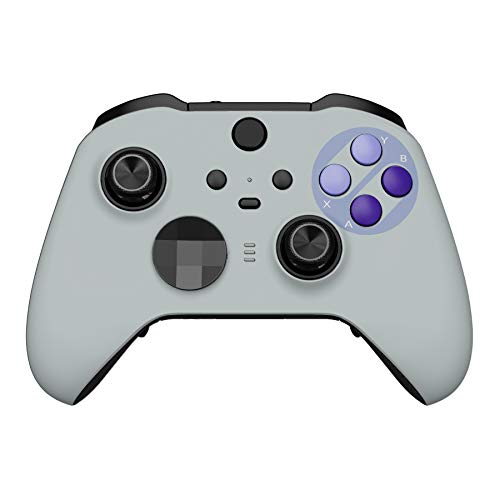 eXtremeRate Front Case für Xbox Elite Series 2-Core Controller, DIY-Ersatz Hülle&Thumbstick Accent Ring Gehäuse Zubehör für Xbox Elite Series 2 Gamepad Modell 1797-Classic SNES-Stil eXtremeRate Front Case für Xbox Elite Series 2-Core Controller, DIY-Ersatz Hülle&Thumbstick Accent Ring Gehäuse Zubehör für Xbox Elite Series 2 Gamepad Modell 1797-Classic SNES-Stil von eXtremeRate
