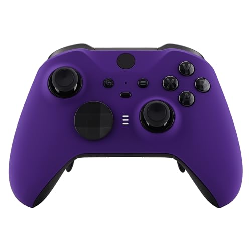 eXtremeRate Front Gehäuse für Xbox Elite Series 2/Series 2-Core Controller,DIY-Ersatz Hülle&Thumbsticks Accent-Ring Case Shell Set für Xbox Elite Series 2 Gamepad Modell 1797-Lila von eXtremeRate