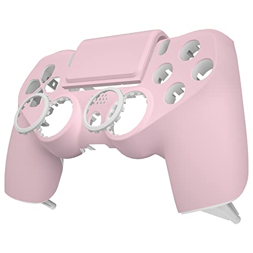 eXtremeRate Ghost Faceplate&Touchpad&Akzentringe für ps4 Controller JDM-040/050/055, DIY-Ersatz Front Case Shell Set für ps4 Pro Slim Controller-Pink (Ohne Gamepad) von eXtremeRate