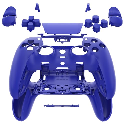 eXtremeRate Komplettes Set mit Tasten, Touchpad-Abdeckung, kompatibel mit PS5 Edge-Controller, blau, benutzerdefinierter Ersatz, dekorative Zierleiste, Front-Rückplatten, kompatibel mit PS5 Edge eXtremeRate Komplettes Set mit Tasten, Touchpad-Abdeckung, kompatibel mit PS5 Edge-Controller, blau, benutzerdefinierter Ersatz, dekorative Zierleiste, Front-Rückplatten, kompatibel mit PS5 Edge von eXtremeRate