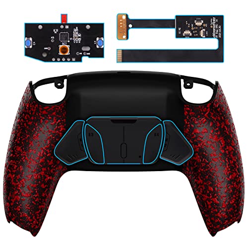eXtremeRate Programmierbares RISE4 Remap Kit für ps5 Controller BDM-010/020,Remapping Board&Grips Case Texturiertes Rückplate Gehäuse&Rücktasten Back Paddles für ps5-Rot eXtremeRate Programmierbares RISE4 Remap Kit für ps5 Controller BDM-010/020,Remapping Board&Grips Case Texturiertes Rückplate Gehäuse&Rücktasten Back Paddles für ps5-Rot von eXtremeRate