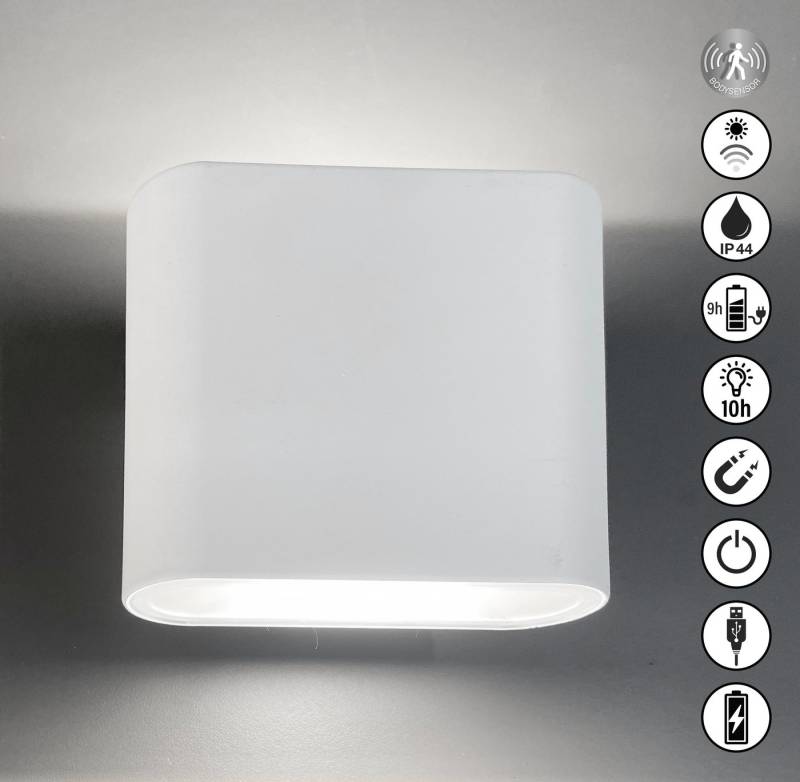 easy! BY FHL Außen-Wandleuchte Magnetic, USB-Ladefunktion, LED fest integriert, Warmweiß easy! BY FHL Außen-Wandleuchte Magnetic, USB-Ladefunktion, LED fest integriert, Warmweiß von easy! BY FHL