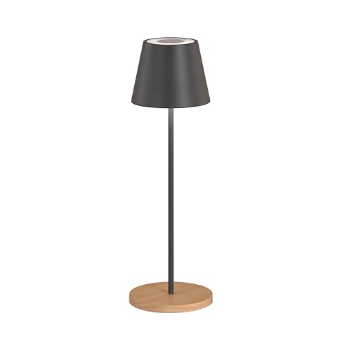 easy! BY FHL! | Kabellose Dimmbare LED Tischlampe Mit Akku | Außenlampe Wasserdicht, Esstisch Schlafzimmer Arbeitszimmer | Helligkeit stufenlos dimmbar | Farbeinstellung stufenlos dimmbar von easy! BY FHL