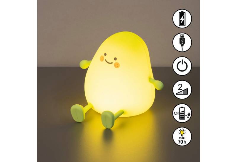 easy! BY FHL LED Tischleuchte Lia, Dimmfunktion, Timerfunktion, USB-Ladefunktion, LED fest integriert, Warmweiß, lange Leuchtdauer von easy! BY FHL