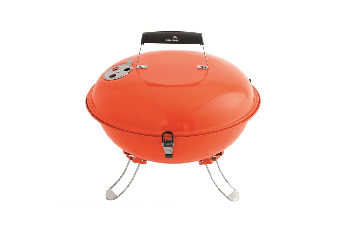 easy camp Standgrill Holzkohlegrill Adventure Grill Orange von easy camp