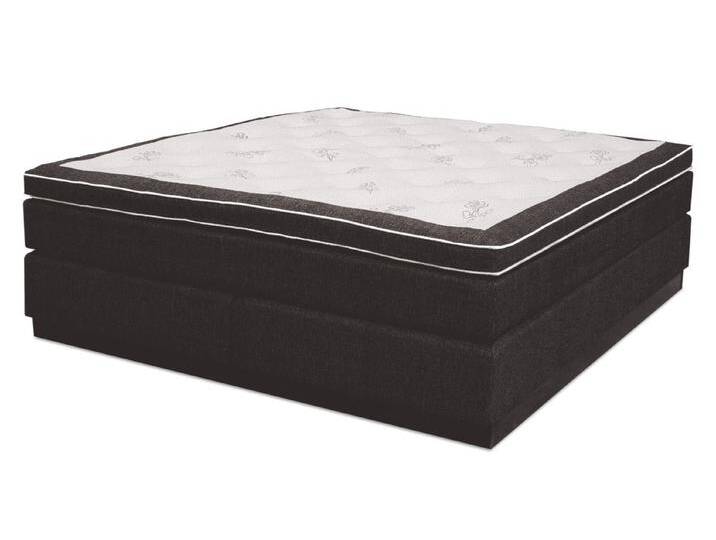 Boxspringbett GUAM, Box: Bonell - Federkern, Matratze: Taschen - Federkern, Top Matress: Memoryschaum - Abmessung: 140 x 200 cm Boxspringbett GUAM, Box: Bonell - Federkern, Matratze: Taschen - Federkern, Top Matress: Memoryschaum - Abmessung: 140 x 200 cm von easyMÖBEL