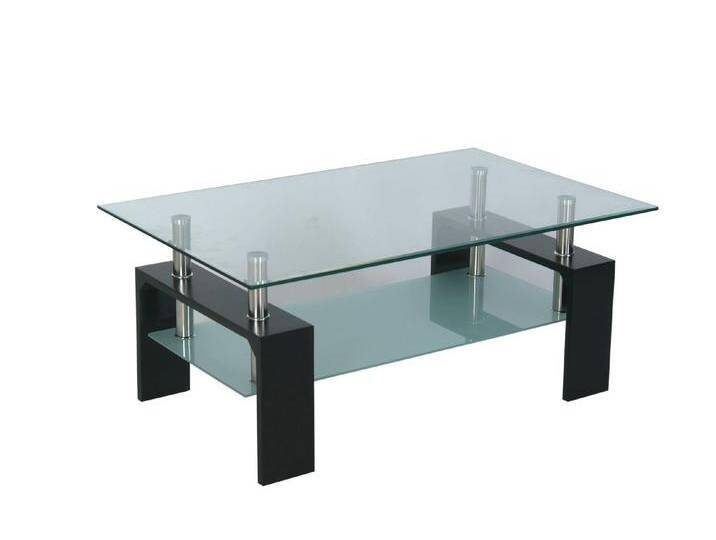 Couchtisch Dakoro 70, Farbe: Schwarz - Abmessungen: 45 x 100 x 63 cm (H x B x T) von easyMÖBEL