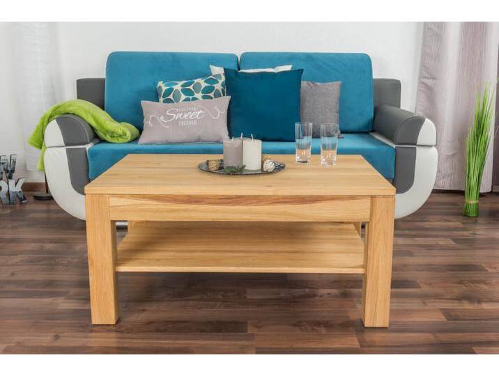 Couchtisch Wooden Nature 07 Eiche massiv geölt - Abmessung 47 x 100 x 70 cm (H x B x T) von easyMÖBEL