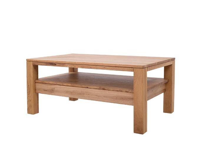 Couchtisch Wooden Nature 15 Eiche massiv geölt - Abmessungen: 105 x 65 x 47 cm (B x T x H) von easyMÖBEL
