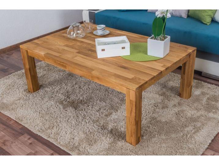 Couchtisch Wooden Nature 419 Eiche massiv - 45 x 120 x 80 cm (H x B x T) von easyMÖBEL