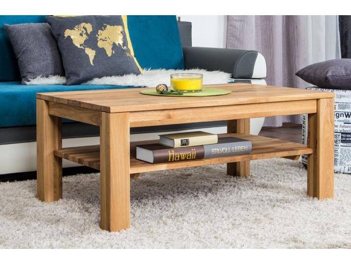 Couchtisch Wooden Nature 420 Eiche massiv - 105 x 65 x 45 cm (B x T x H) von easyMÖBEL