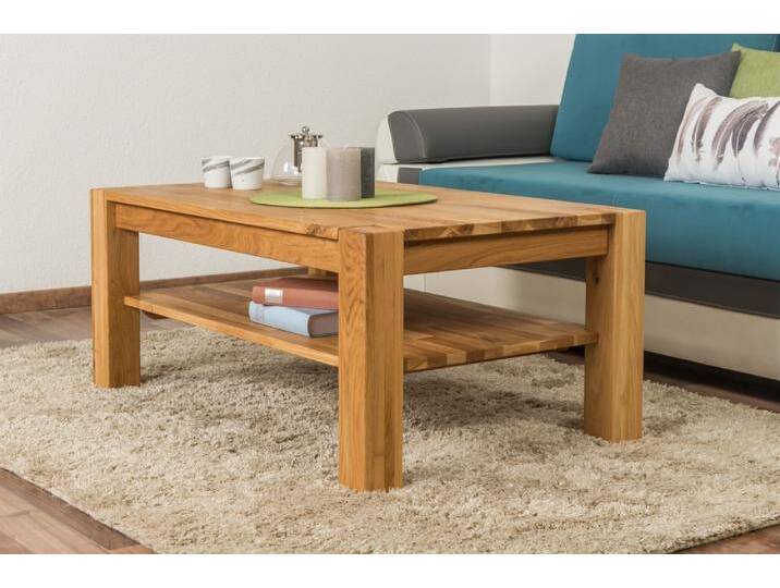 Couchtisch Wooden Nature 422 Eiche massiv - 105 x 65 x 45 cm (B x T x H) von easyMÖBEL