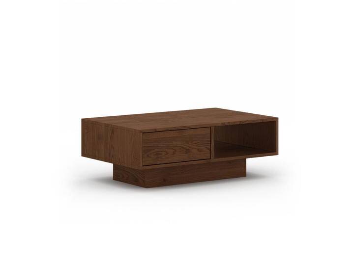 Couchtisch mit einer Schublade Sienne 13, Push-to-open Funktion, ein großes Fach, Wildeiche Massivholz, in Tabacco geölt, Maße: 110 x 70 x 40 cm Couchtisch mit einer Schublade Sienne 13, Push-to-open Funktion, ein großes Fach, Wildeiche Massivholz, in Tabacco geölt, Maße: 110 x 70 x 40 cm von easyMÖBEL