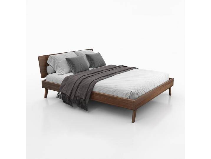 Doppelbett / Gästebett Engordany 10 Buche Vollholz massiv lackiert Liegefläche: 180 x 200 cm Farbe: Walnuss mit stabiler Kopfstütze ze Doppelbett / Gästebett Engordany 10 Buche Vollholz massiv lackiert Liegefläche: 180 x 200 cm Farbe: Walnuss mit stabiler Kopfstütze ze von easyMÖBEL