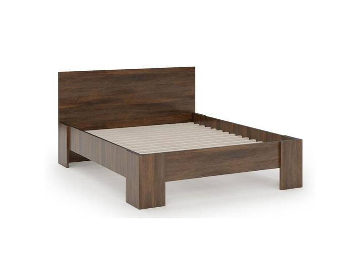 Doppelbett Altels 15, Farbe: Walnuss - Liegefläche: 160 x 200 cm (B x L) von easyMÖBEL