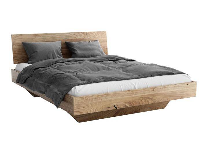 Doppelbett Arinsal 02 Eiche massiv geölt - Liegefläche: 160 x 200 cm (B x L) von easyMÖBEL