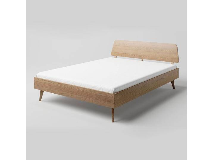 Doppelbett Eiche massiv natur Aurornis 80 - Liegefläche: 160 x 200 cm (B x L) von easyMÖBEL