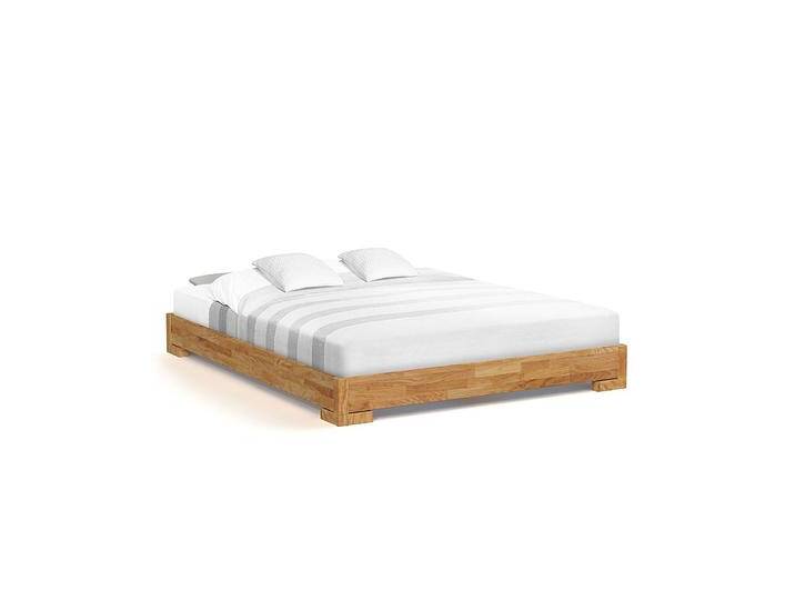 Doppelbett Kapiti 10 Wildeiche massiv geölt - Liegefläche: 180 x 200 cm (B x L) von easyMÖBEL