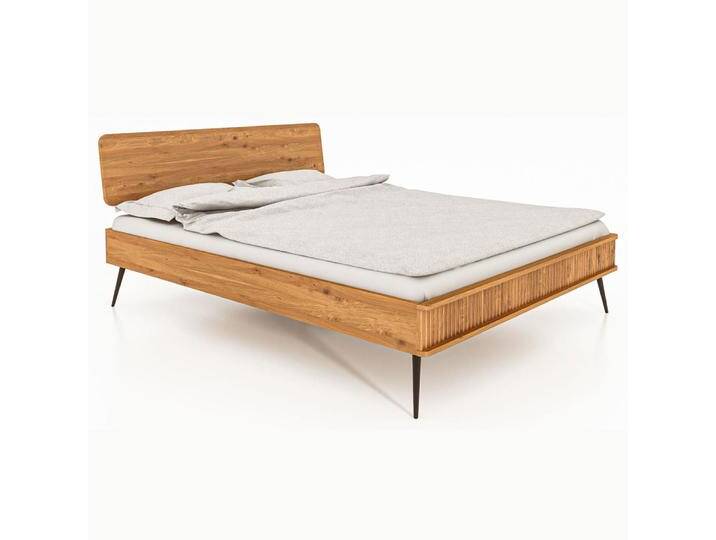 Doppelbett Rolleston 01 Kernbuche massiv geölt - Liegefläche: 160 x 200 cm (B x L) von easyMÖBEL