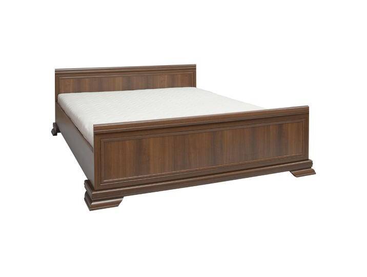 Doppelbett Sentis 27, Farbe: Dunkelbraun - 180 x 200 cm (B x L) von easyMÖBEL