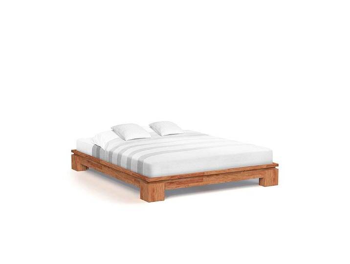 Doppelbett Tasman 02 Kernbuche massiv geölt - Liegefläche: 180 x 200 cm (B x L) von easyMÖBEL