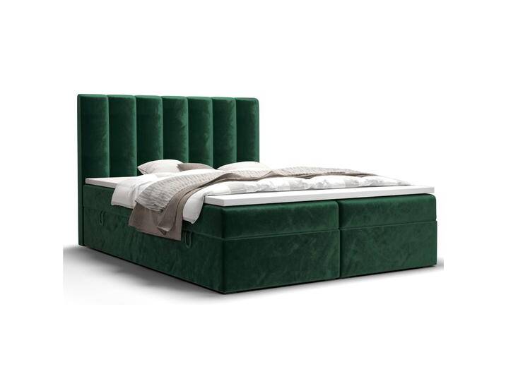 Doppelbett mit eleganten Design Pirin 13, Farbe: Grün - Liegefläche: 180 x 200 cm (B x L) von easyMÖBEL