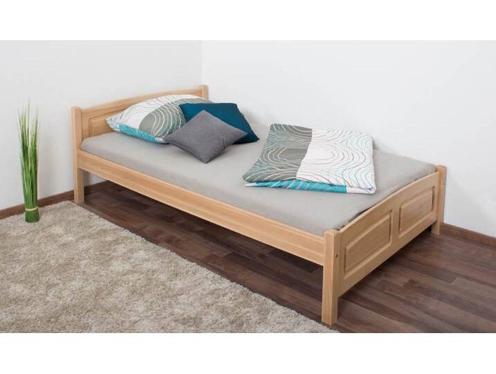 Einzelbett / Gästebett Buche massiv Vollholz natur 117, inkl. Lattenrost - Liegefläche 120 x 200 cm Einzelbett / Gästebett Buche massiv Vollholz natur 117, inkl. Lattenrost - Liegefläche 120 x 200 cm von easyMÖBEL