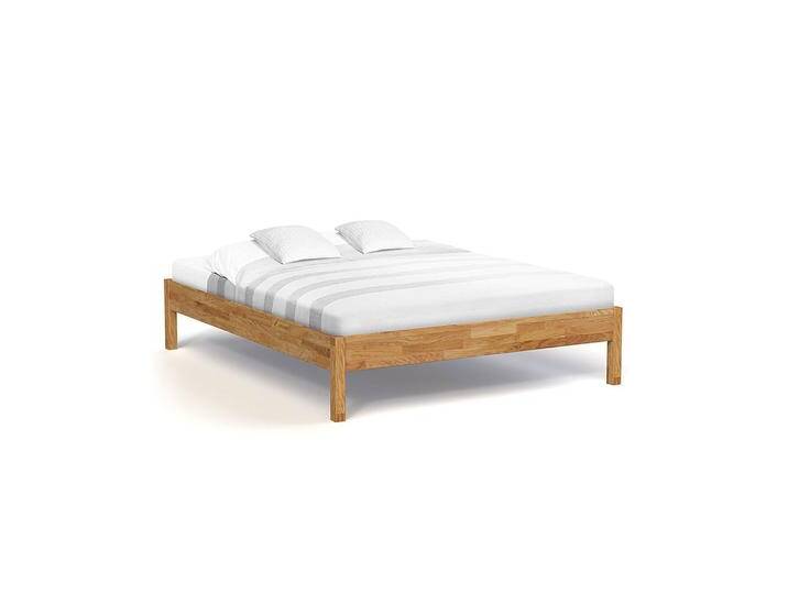 Einzelbett / Gästebett Kapiti 09 Wildeiche massiv geölt - Liegefläche: 140 x 200 cm (B x L) von easyMÖBEL