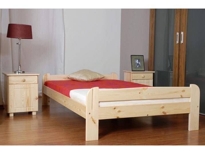 Einzelbett / Gästebett Kiefer Vollholz massiv natur A11, inkl. Lattenrost - Abmessung 120 x 200 cm Einzelbett / Gästebett Kiefer Vollholz massiv natur A11, inkl. Lattenrost - Abmessung 120 x 200 cm von easyMÖBEL